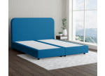 Petrol 9324 Tia - 20cm Box,100cm Kopfteil, 6cm Füße - Boxspringbett ohne Matratze