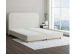 Stein 35-135 Woolyun - 20cm Box,100cm Kopfteil, 6cm Füße - Boxspringbett ohne Matratze