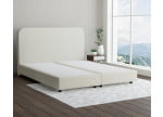 Stein 35-135 Woolyun - 20cm Box,100cm Kopfteil, 6cm Füße - Boxspringbett ohne Matratze