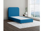 Petrol 9324 Tia - 20cm Box,100cm Kopfteil, 6cm Füße - Boxspringbett ohne Matratze