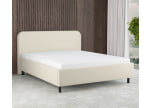 Beige 793 Loto - 30cm Rahmen,100cm Kopfteil, 12cm Füße - Polsterbett 210x210 cm
