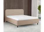 Beige 3315 Tia - 30cm Rahmen,100cm Kopfteil, 12cm Füße