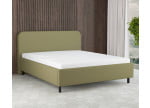 Grüngelb 9636 Tia - 30cm Rahmen,100cm Kopfteil, 12cm Füße - Polsterbett 200x200 cm