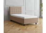 Beige 3315 Tia - 30cm Rahmen, 110cm Kopfteil, 12cm Füße