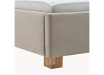 Fuß: 10 x 10 cm aus massiver Buche