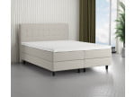 Cremeweiß 3906 Tia - 110cm Kopfteil - 20cm TTFK Box - 12cm Füße