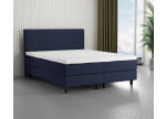 Marineblau 3920 Tia - 110cm Kopfteil - 20cm TTFK Box - 12cm Füße