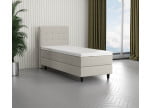 Cremeweiß 3906 Tia - 110cm Kopfteil - 20cm TTFK Box - 12cm Füße