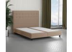 Beige 3315 Tia  - 110cm Kopfteil - 20cm TTFK Box - 12cm Füße