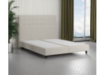 Cremeweiß 3906 Tia - 110cm Kopfteil - 20cm TTFK Box - 12cm Füße
