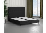 Schwarz 7006 Tia - 110cm Kopfteil - 20cm TTFK Box - 12cm Füße