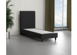 Schwarz 7006 Loto - 110cm Kopfteil - 20cm TTFK Box - 12cm Füße