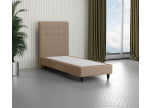 Beige 3315 Tia  - 110cm Kopfteil - 20cm TTFK Box - 12cm Füße
