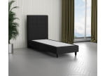 Schwarz 7006 Tia - 110cm Kopfteil - 20cm TTFK Box - 12cm Füße