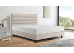 Sinsole Beige 005 (Abb. Kopfteil 120cm, Boxspring 20cm, Füße 12cm)