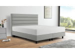 Sinsole Hellgrau 019 (Abb. Kopfteil 120cm, Boxspring 20cm, Füße 12cm)