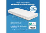 TENCEL Matratzenbezug - Dreh- und wendbar mit 600 g/m² Grammatur