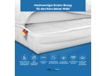 TENCEL Matratzenbezug - Doppeltuchbezug mit Hohlkammerfasern versteppt