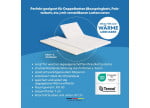 Split Viscoschaum-Topper mit RG 50, Höhe 7 cm und 67 cm langen Einschnitten oben und unten