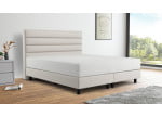 Woolyun Ecru 135-135 (Abb. Kopfteil 120cm, Boxspring 20cm, Füße 12cm)