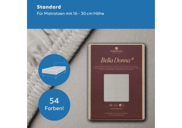 Bella Donna Jersey (Matratze bis 30cm) 90x220 cm