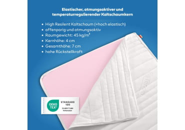 Visco Topper Matratzenauflage Viscoschaum Matratzentopper Luxform 120 X 200 Cm 84462349