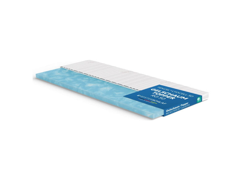 Gelschaum Topper mit TENCEL™ Lyocell Faser-Bezug