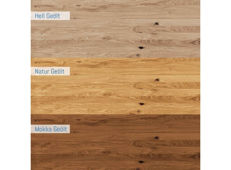 Greta Massivholzbett Holzvarianten