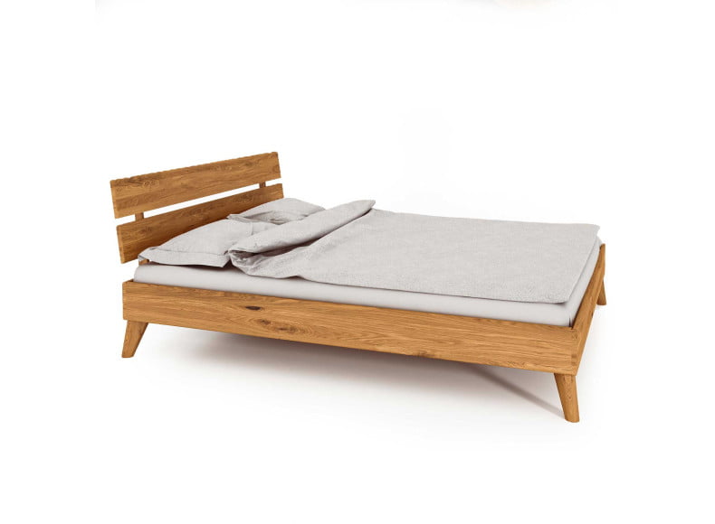 Greta2 Massivholzbett Seitenansicht