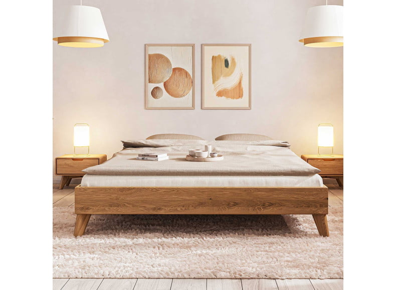 Greta3 Massivholzbett Ambiente