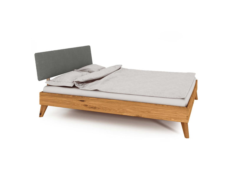 Greta4 Massivholzbett Seitenansicht