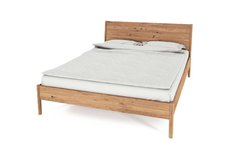 3001 Wildeiche natur geölt - Massivholzbett