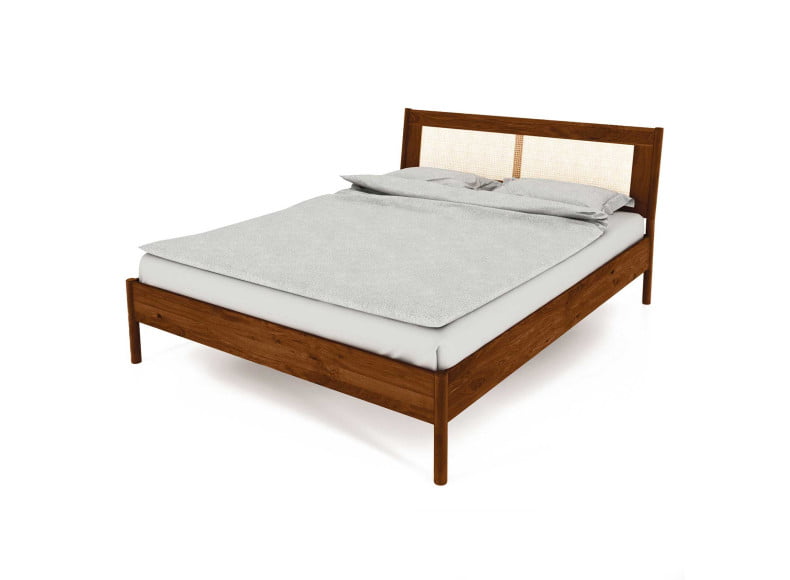 3002 Wildeiche mokka geölt - Massivholzbett