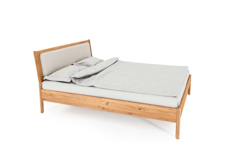 Paula3 Massivholzbett Seitenansicht