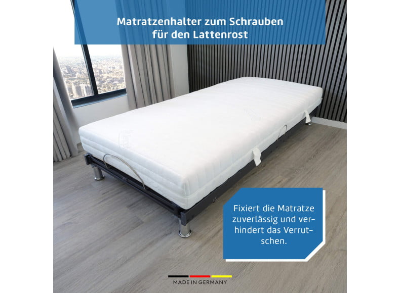 Matratzenhalter zum Schrauben für den Lattenrost