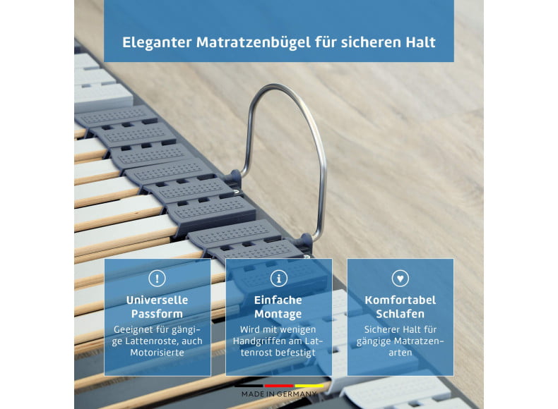 Matratzenbügel für sicheren Halt der Matratze