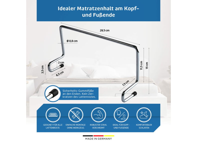 Handlicher Matratzenstop für bestmöglichen Schlaf