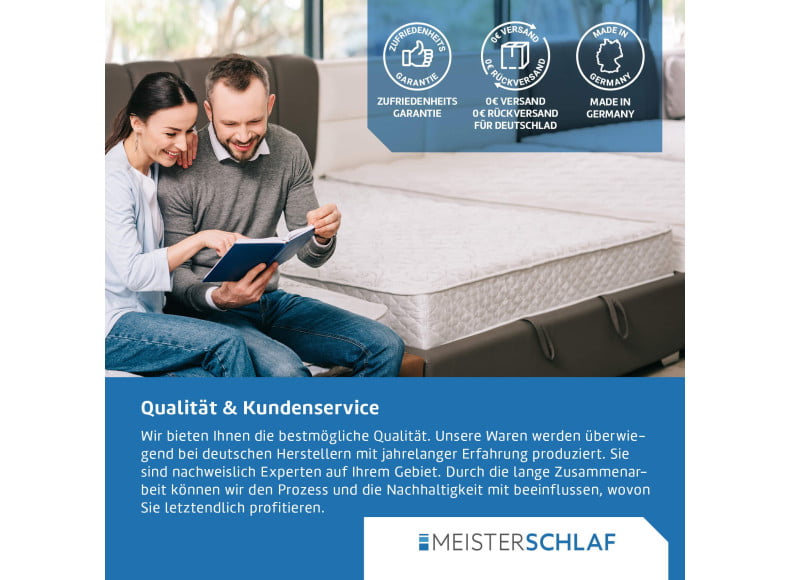 Qualitätsprodukt mit 100% Zufriedenheitsgarantie. Produziert von deutschen Herstellern.