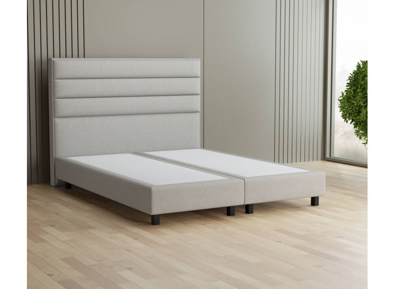 Dunkelstein 07-135 Woolyun - 20cm Box, 120cm Kopfteil, 12cm Füße quadratisch