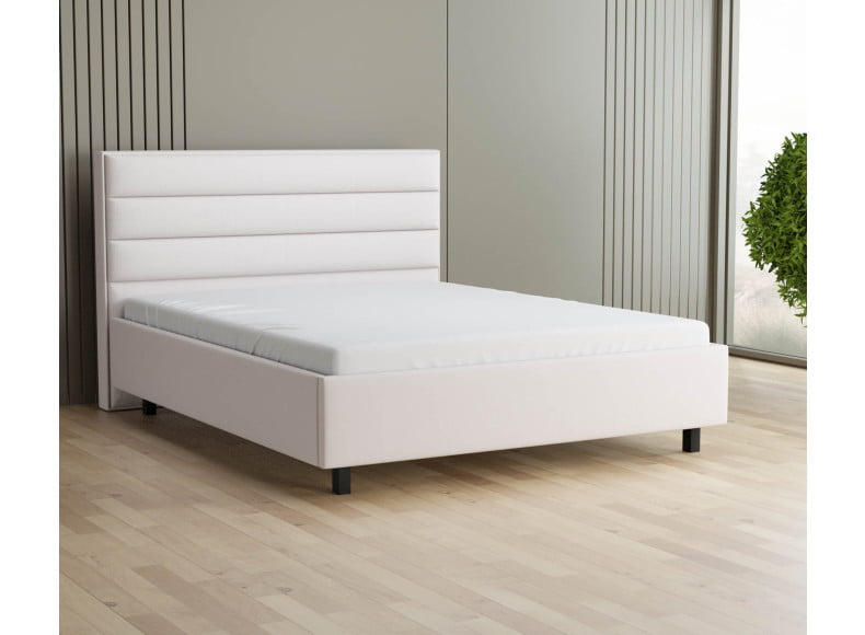 Lichtgrau 9130 Tia - 30cm Rahmen, 110cm Kopfteil, 12cm Füße