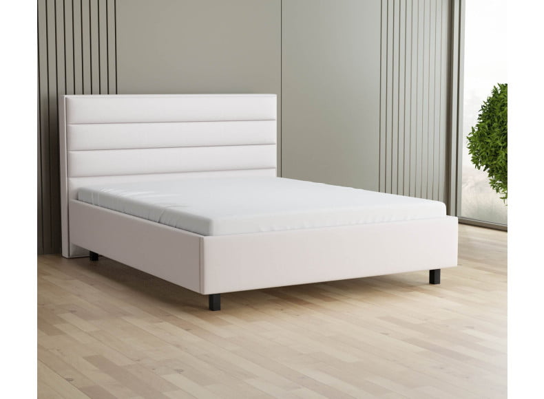 Lichtgrau 9130 Tia - 30cm Rahmen, 110cm Kopfteil, 12cm Füße