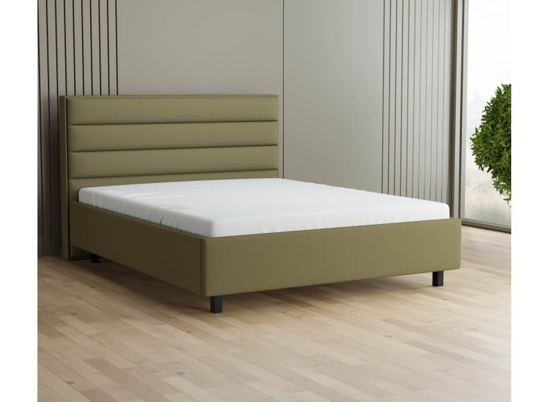 Grüngelb 9636 Tia - 30cm Rahmen, 110cm Kopfteil, 12cm Füße