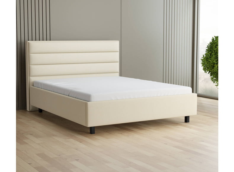 Ecru 135-135 Woolyun - 30cm Rahmen, 110cm Kopfteil, 12cm Füße