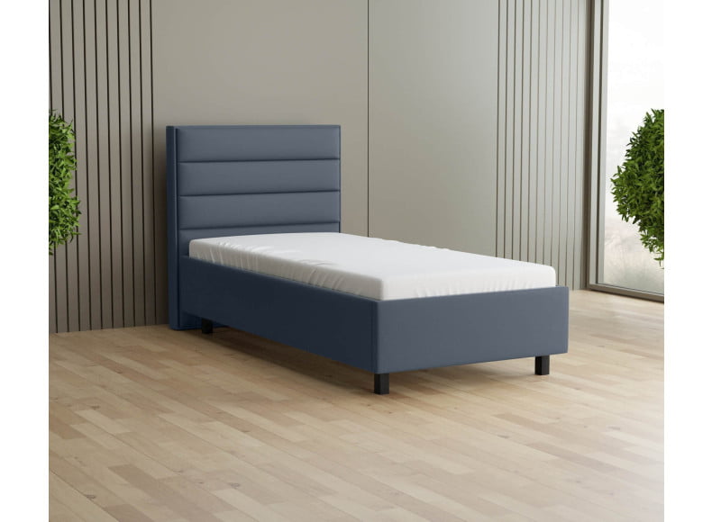 Dunkelgrau 5311 Loto - 30cm Rahmen, 110cm Kopfteil, 12cm Füße