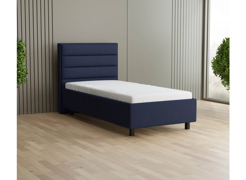 Marineblau 3920 Tia - 30cm Rahmen, 110cm Kopfteil, 12cm Füße