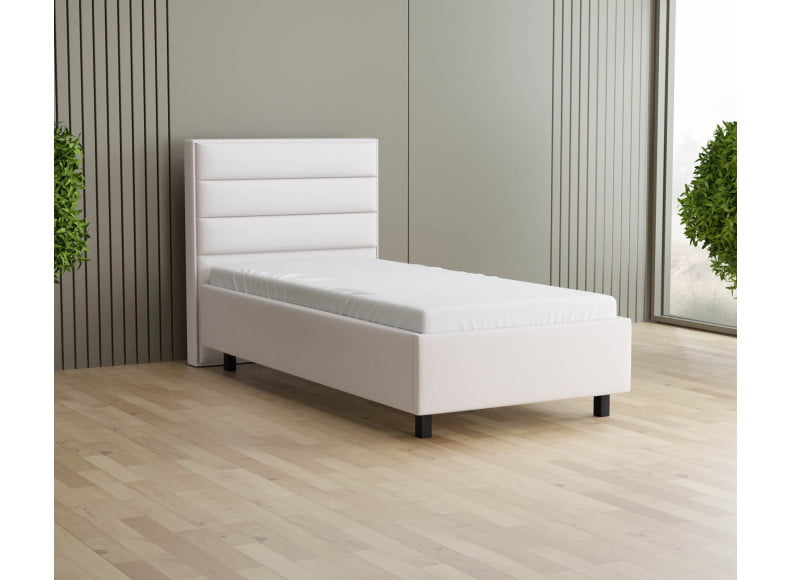 Lichtgrau 9130 Tia - 30cm Rahmen, 110cm Kopfteil, 12cm Füße