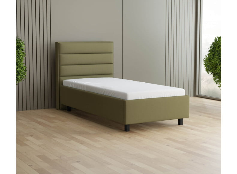 Grüngelb 9636 Tia - 30cm Rahmen, 110cm Kopfteil, 12cm Füße