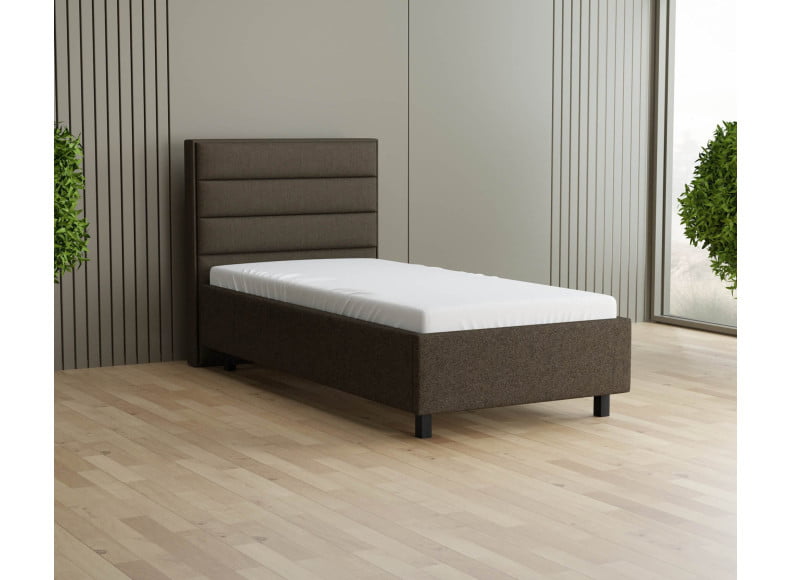 Taupe 18-72 Woolyun - 30cm Rahmen, 110cm Kopfteil, 12cm Füße