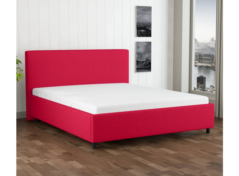 Rot 5579 Tia - 30cm Rahmen,100cm Kopfteil, 12cm Füße