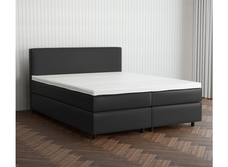 Schwarz 7006 Loto - 30cm Box,100cm Kopfteil, 6cm Füße